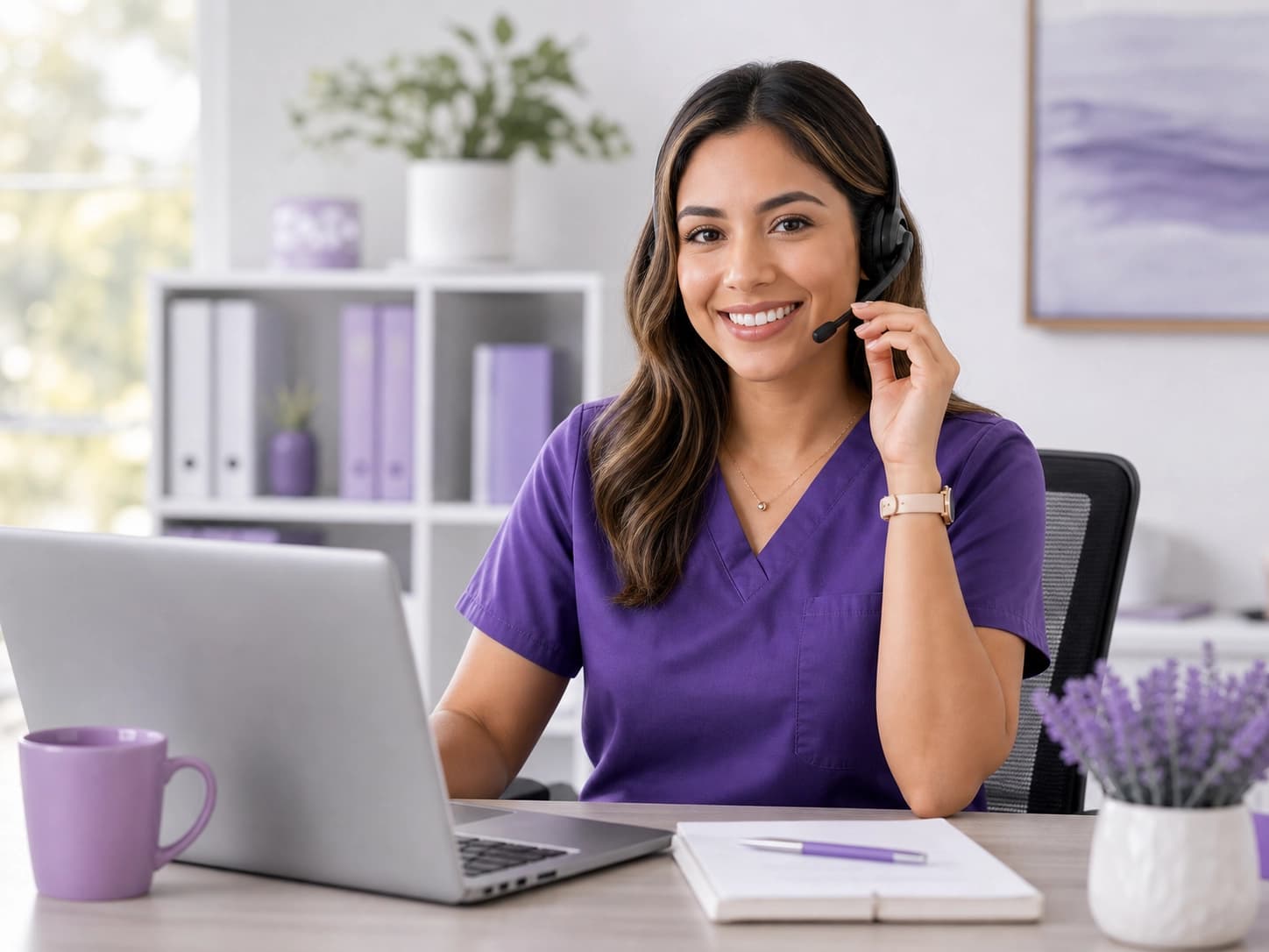 Care specialist ready to answer questions
